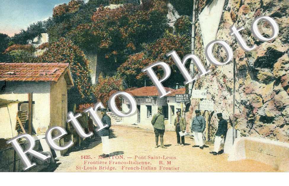 Pont Saint-Louis, Frontiere Franco-Italienne