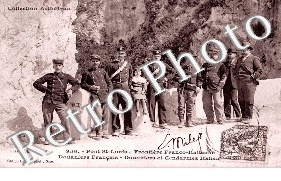 Pont Saint-Louis - frontiere franco-italienne