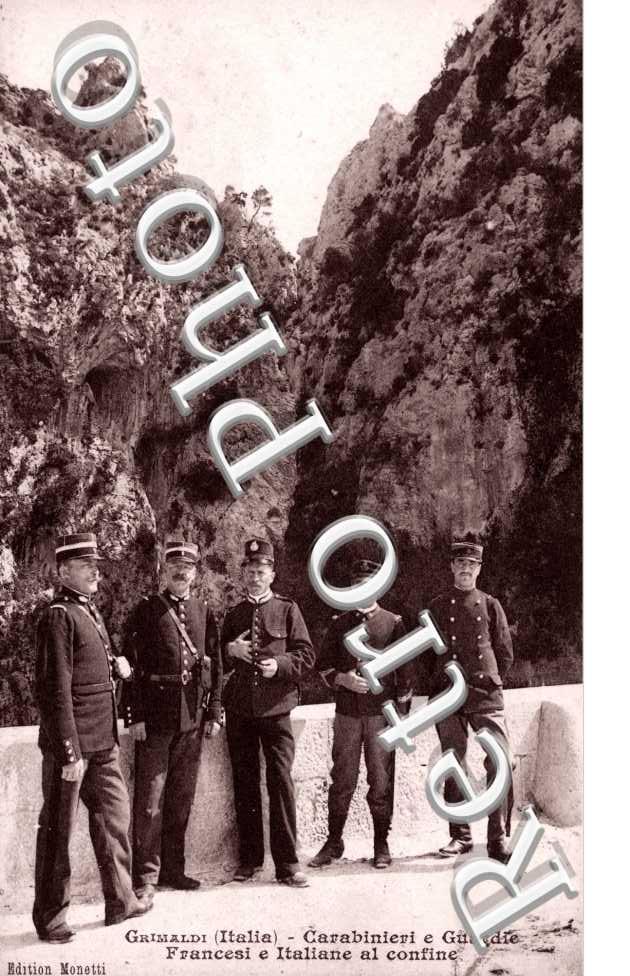 Grimaldi  Carabinieri e Guardie Francesi e Italiane al confine