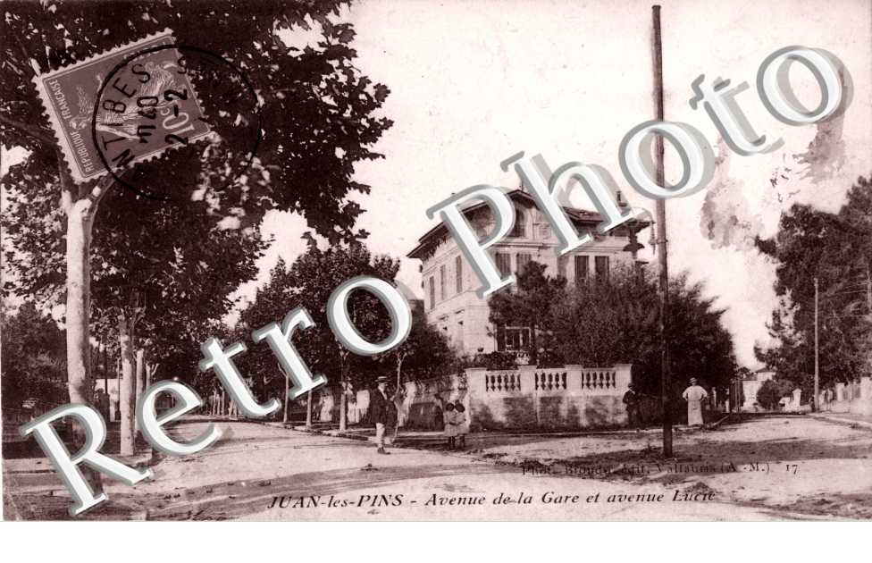 Avenue de la gare et avenue Lucie