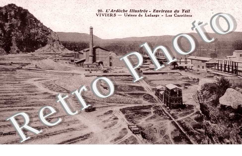 Usines de Lafarge, les Carrieres