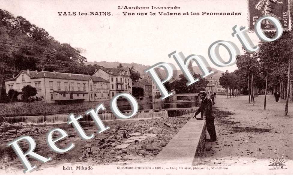 Vue sur la Volane et les Promenades