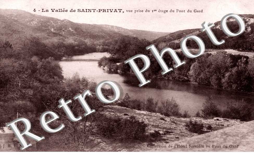 GVue prise du 1er étage du pont du gard