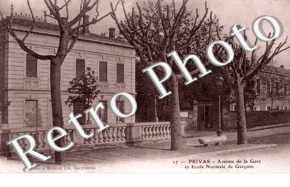 Avenue de la Gare et Ecole Normale de Garcons