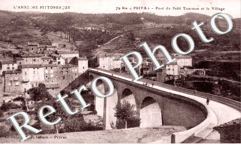 Pont du Petit Tournon et le Village