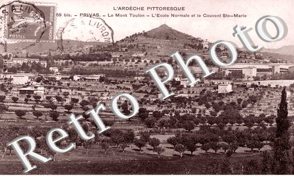 le Mont Toulon, l&#039;Ecole Normale et le Couvent Sainte-Marie