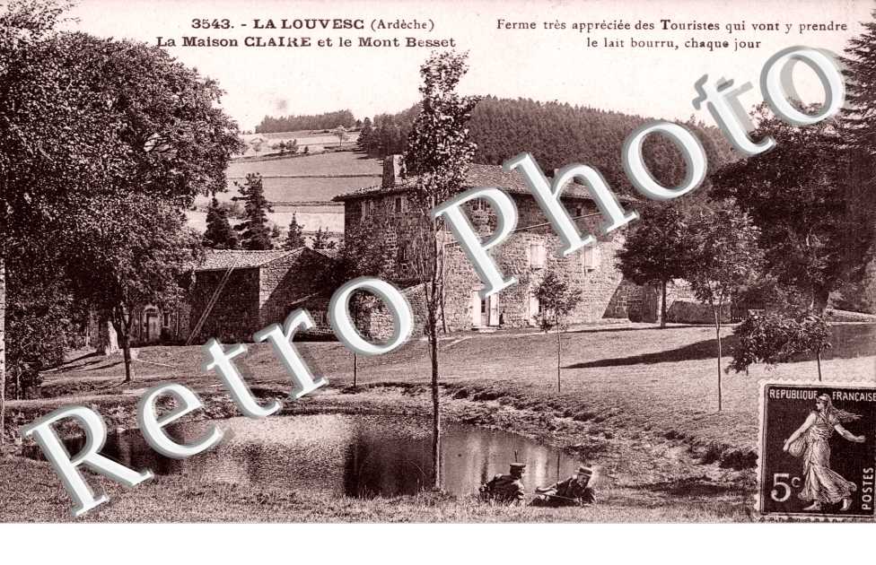 La maison Claire et le Mont Besset