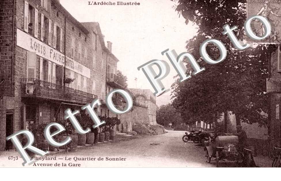 Village Autrefois Le Quartier De Sonnier Avenue De La Gare Louis Faure ...