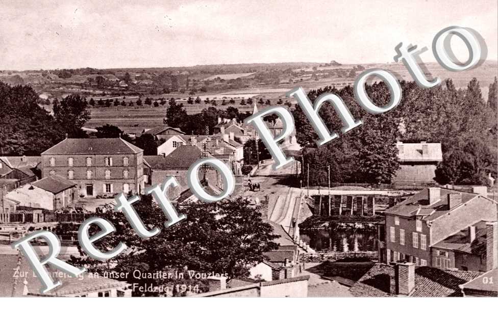 Zyr Erinnerung an anser Quartier in Vouziers feldzug 1914