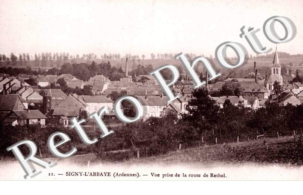 Vue generale prise de la Route de Rethel