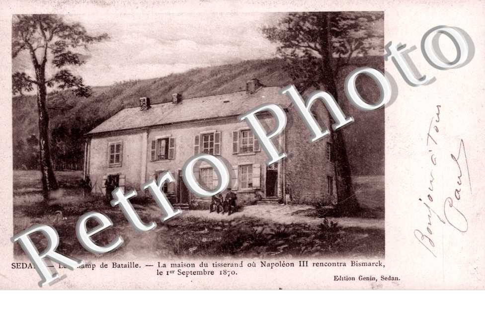 le champ de bataille La maison du tisserand ou Napoleon III rencontra Bismarck