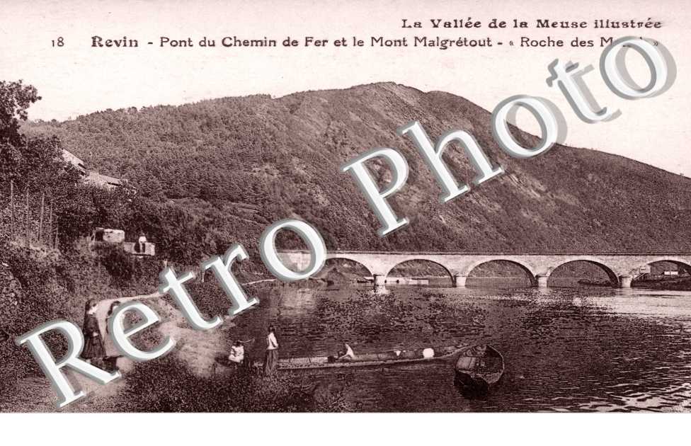Pont du chemin de fer et le Mont MalgreTout "Roche des Mench"