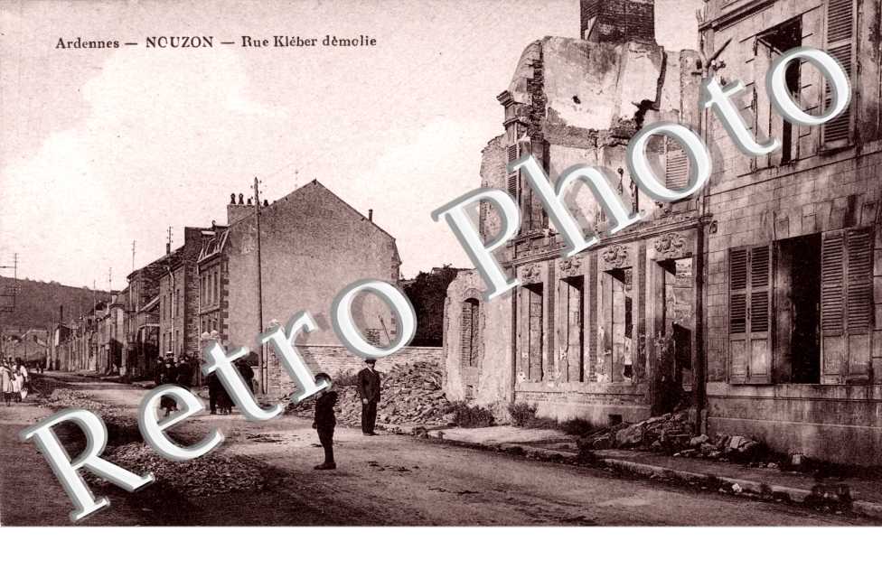 Nouzon Rue Kleber demolie