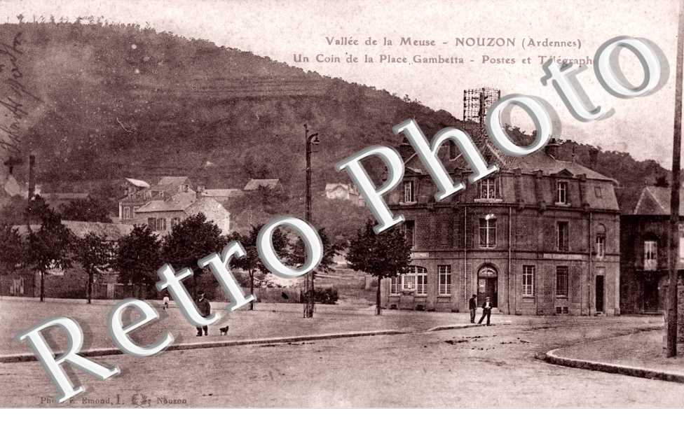 Nouzon Place Gambetta postes et telegraphes