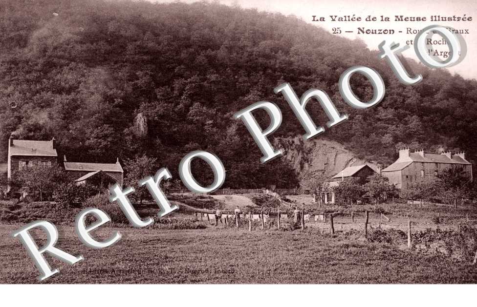 Nouzon Route de Braux et la Roche d'Argent