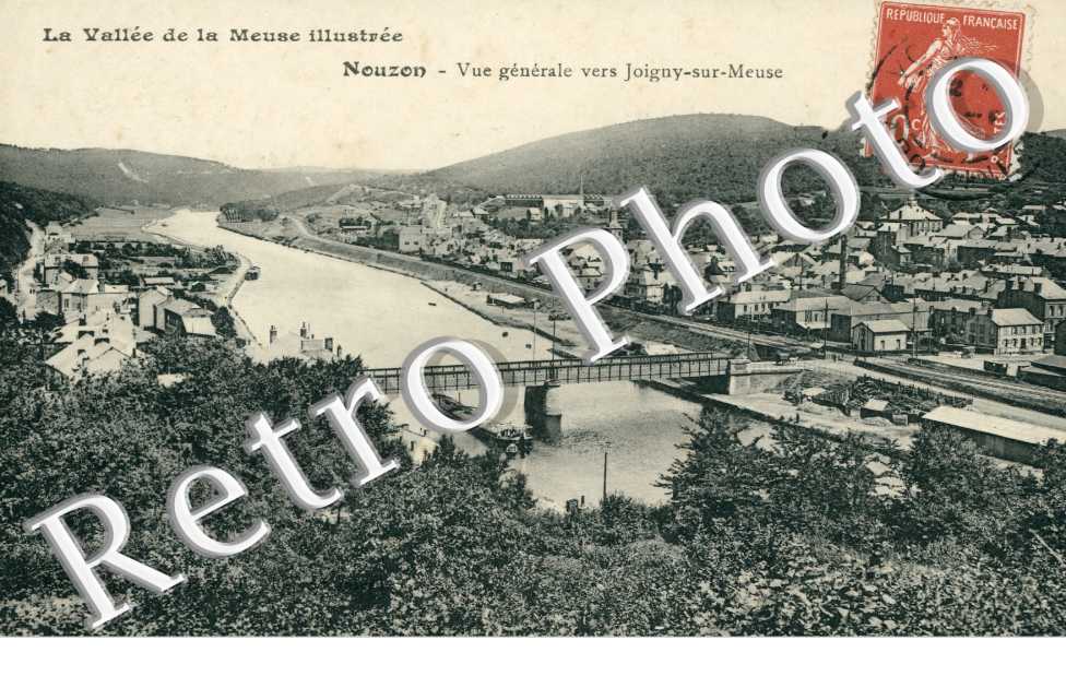 Nouzon vue generale vers Joigny-sur-Meuse
