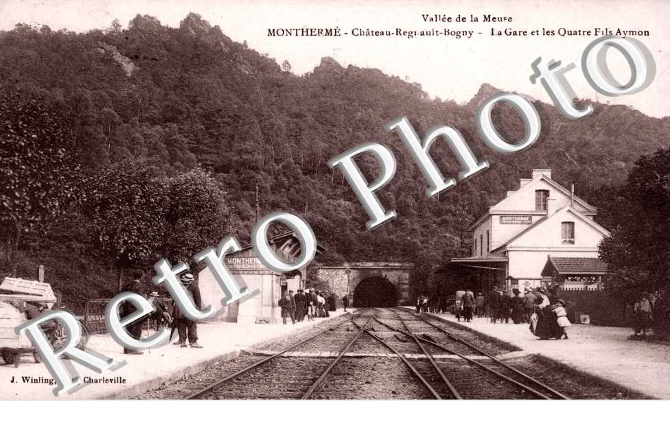 La gare et les Quatre fils Aymon