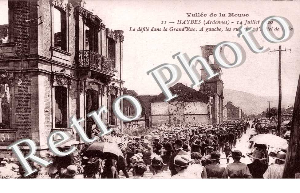 defile dans la Grand Rue 14 juillet 1920