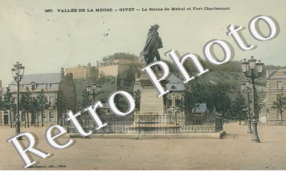 la statue de Mehul et fort Charlemont