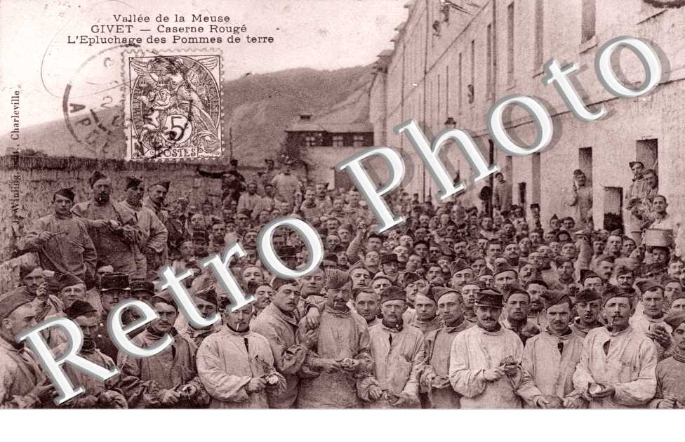caserne Rouge, l&#039;epluchage des pommes de terre