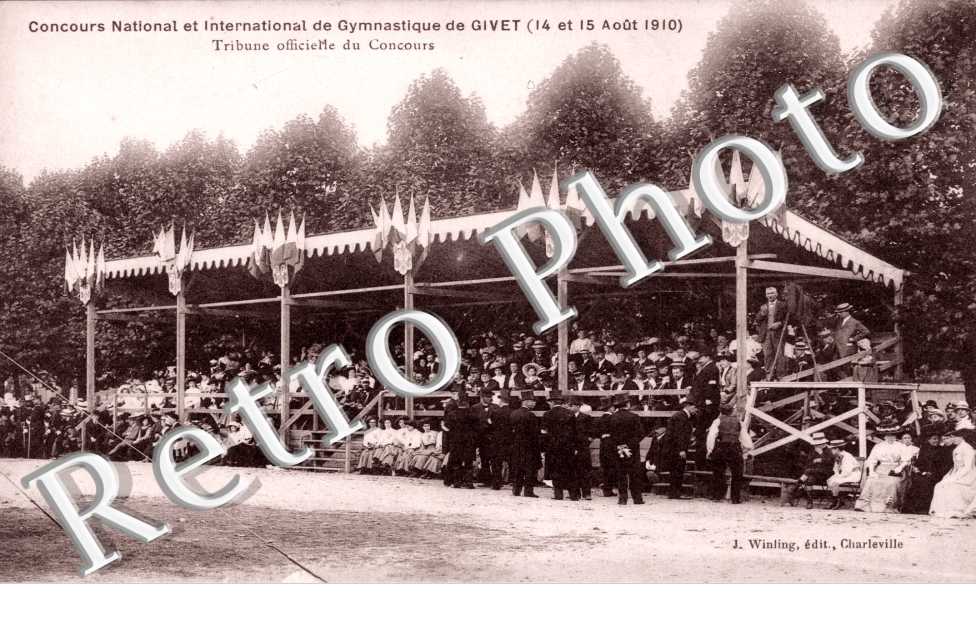 Concours international de gymnastique 14 et 15 aout 1910