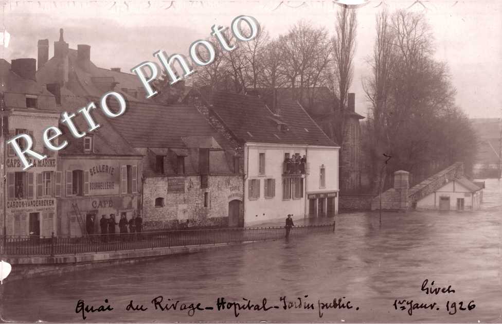 janvier 1926, Quai du Rivage inondations 