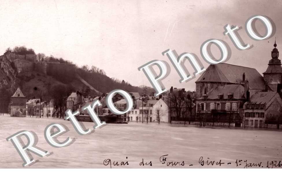 Inondations janvier 1926, Quai des Fours
