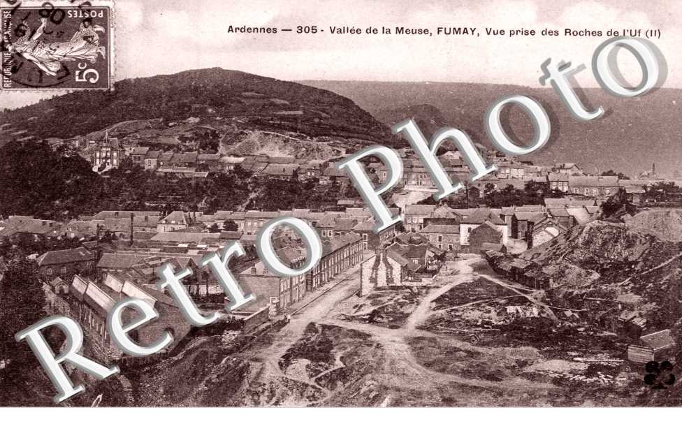 vue prise des roches de l&#039;Uf