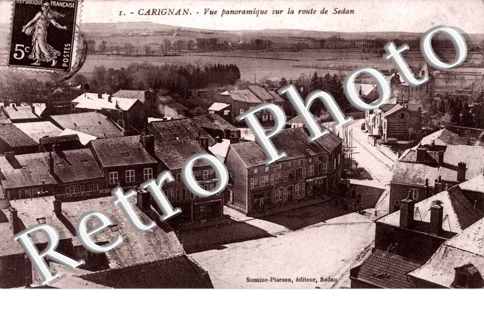 Vue panoramique sur la Route de Sedan