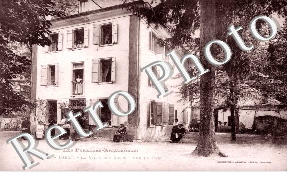 la villa des roses - vue du parc