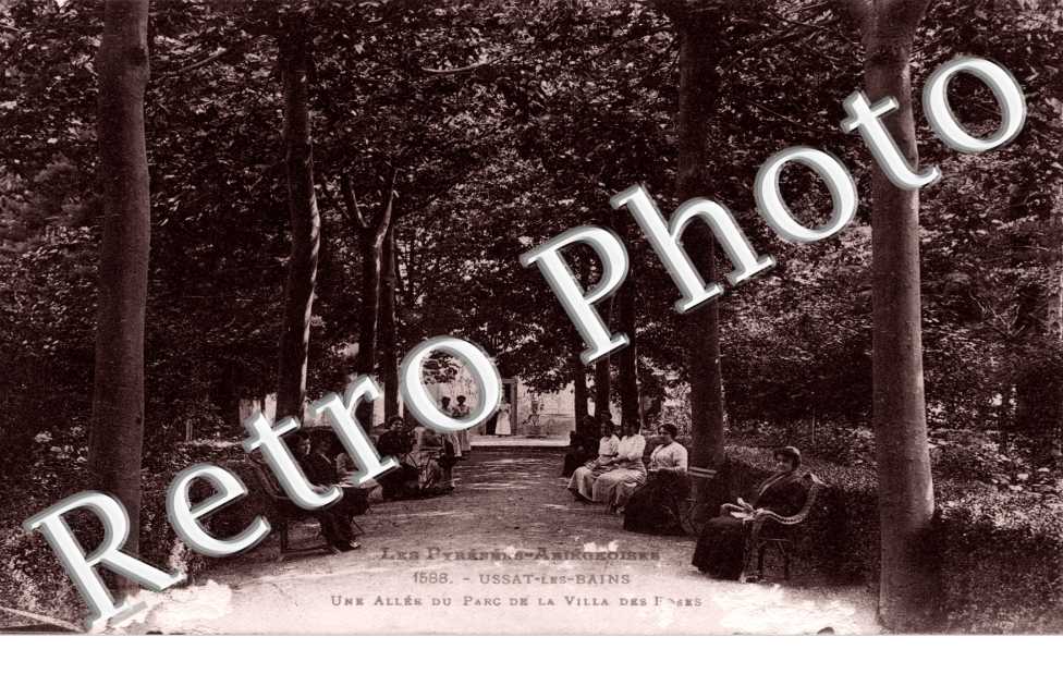 une allee du parc de la villa des roses