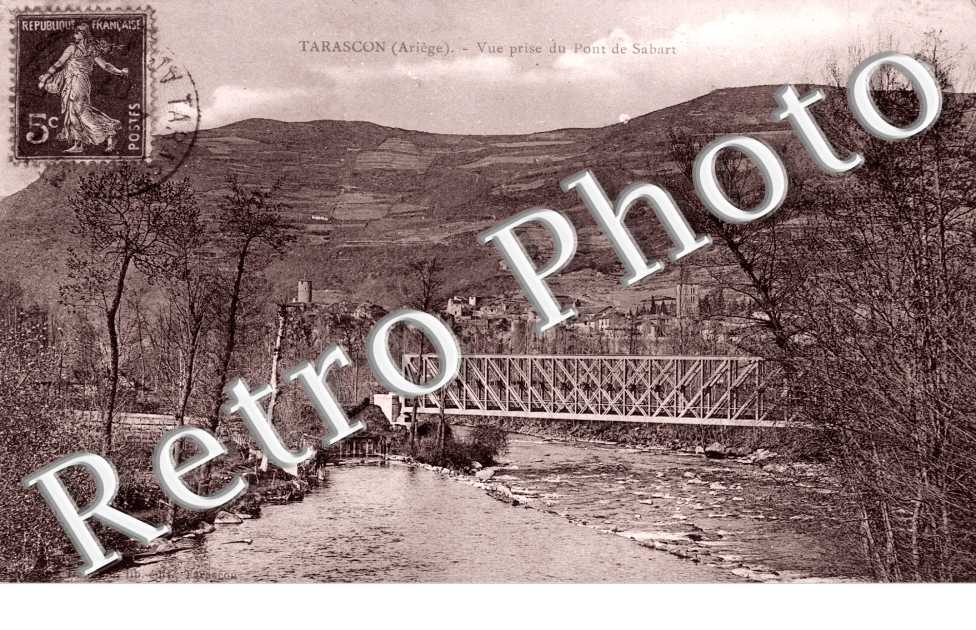 vue prise du pont de Sabart