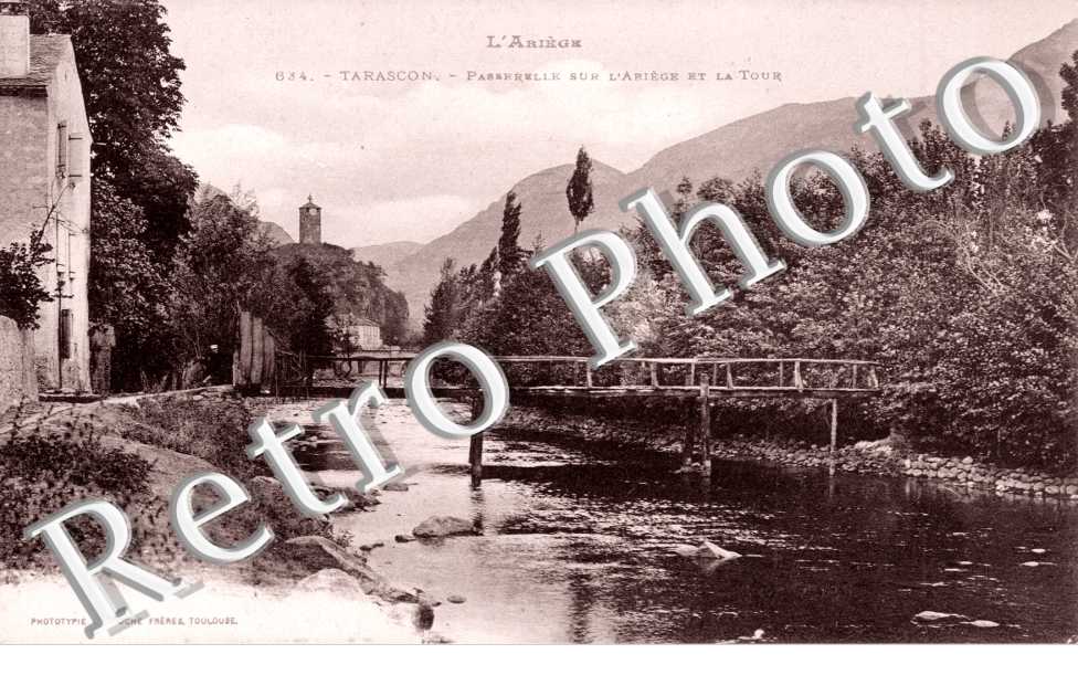 passerelle sur l&#039;Ariege