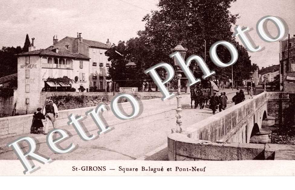 square Balague et Pont Neuf
