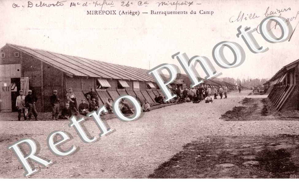 barraquements du camp