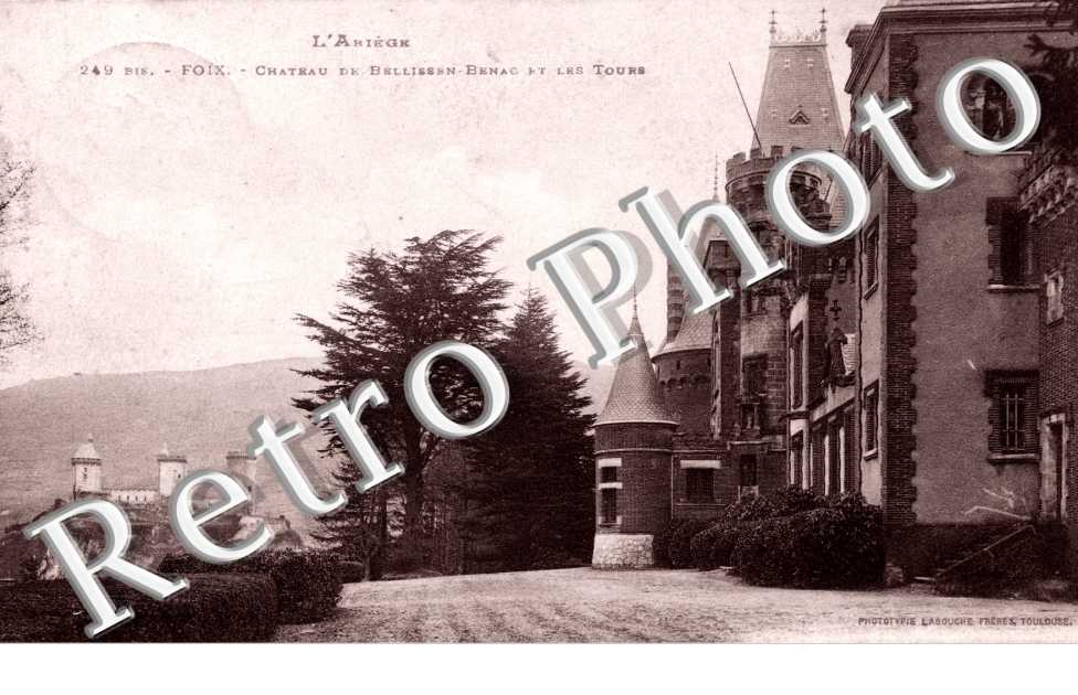 chateau de Belissen-Benac et les tours