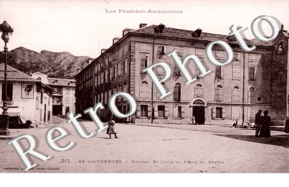 Hopital Saint-Louis et place du Breilh