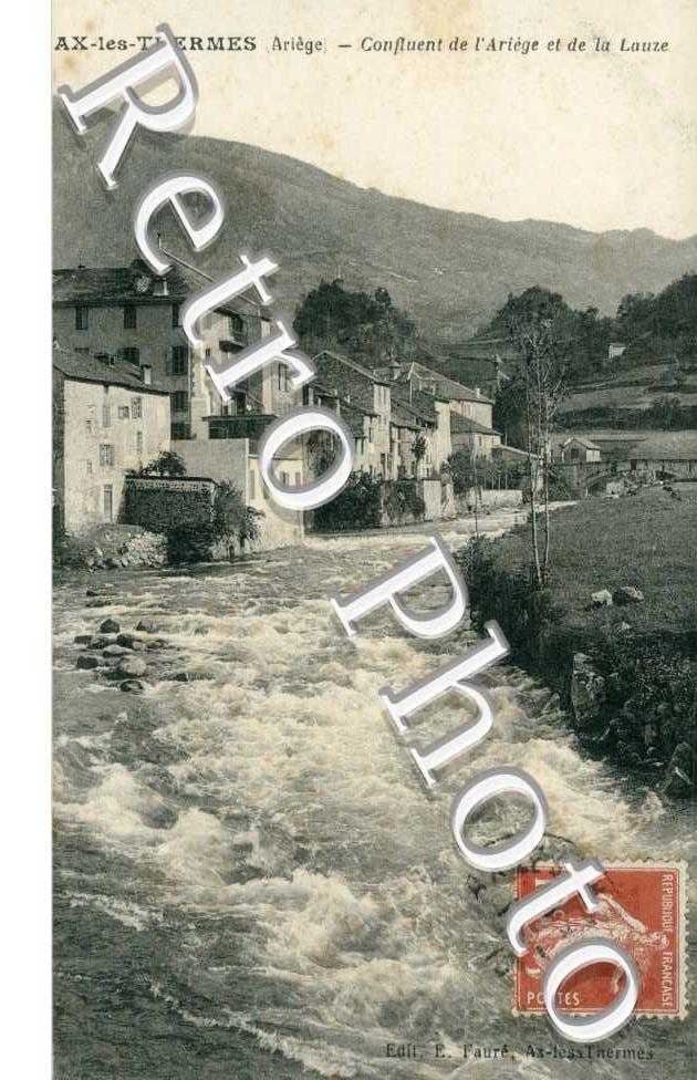 confluent de l&#039;Arege et de la Lauze
