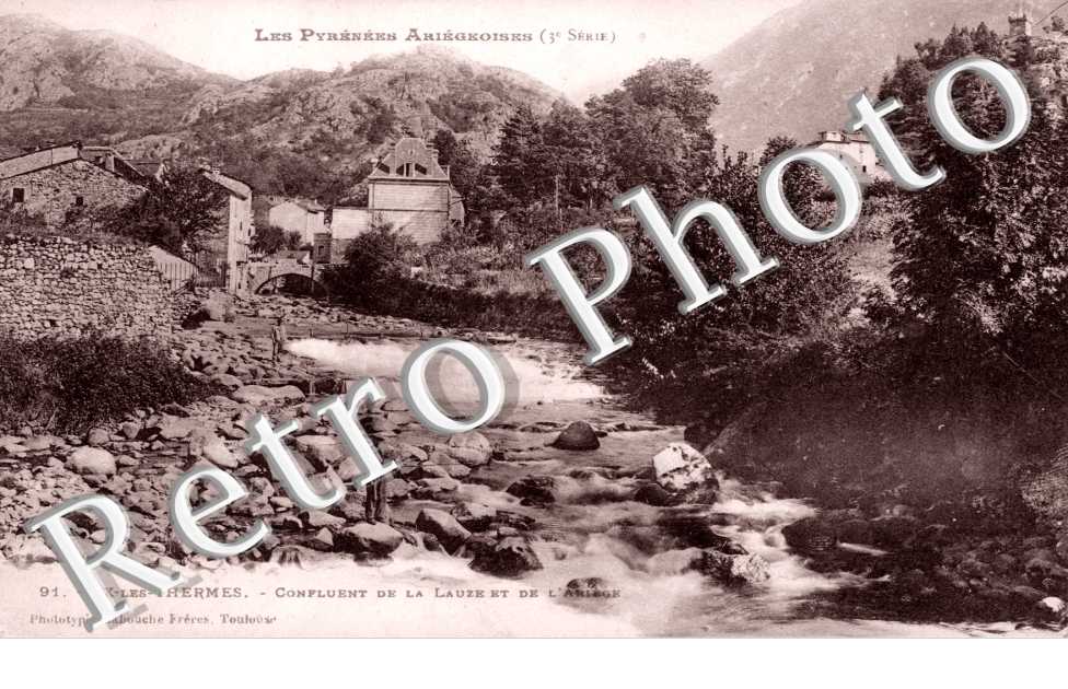 confluent de la Lauze et de l&#039;Ariege