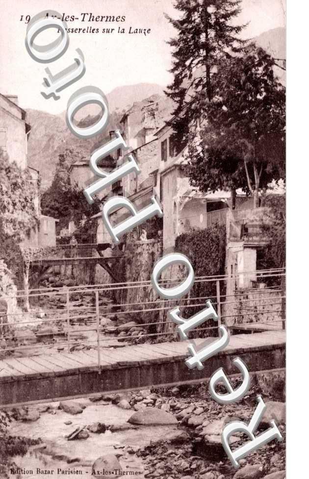 passerelle sur la Lauze