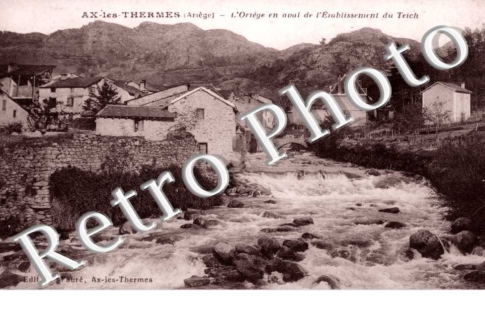 l&#039;Ortege en aval de l&#039;etablissement du Teich
