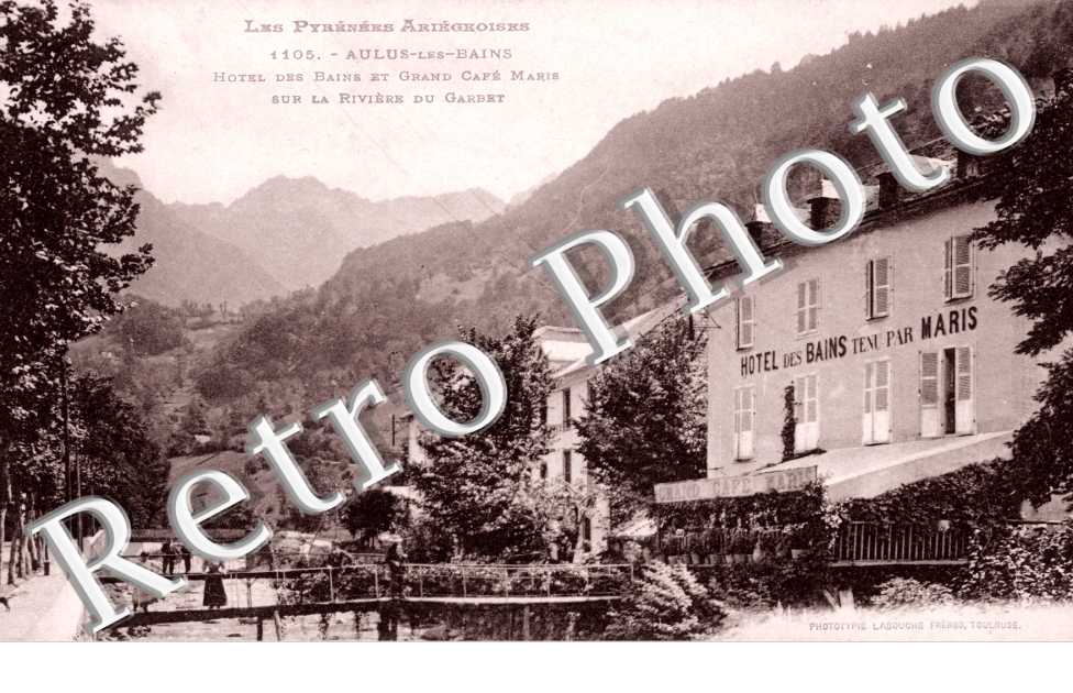Hotel des bains et grand cafe Marie sur la riviere du Garbet