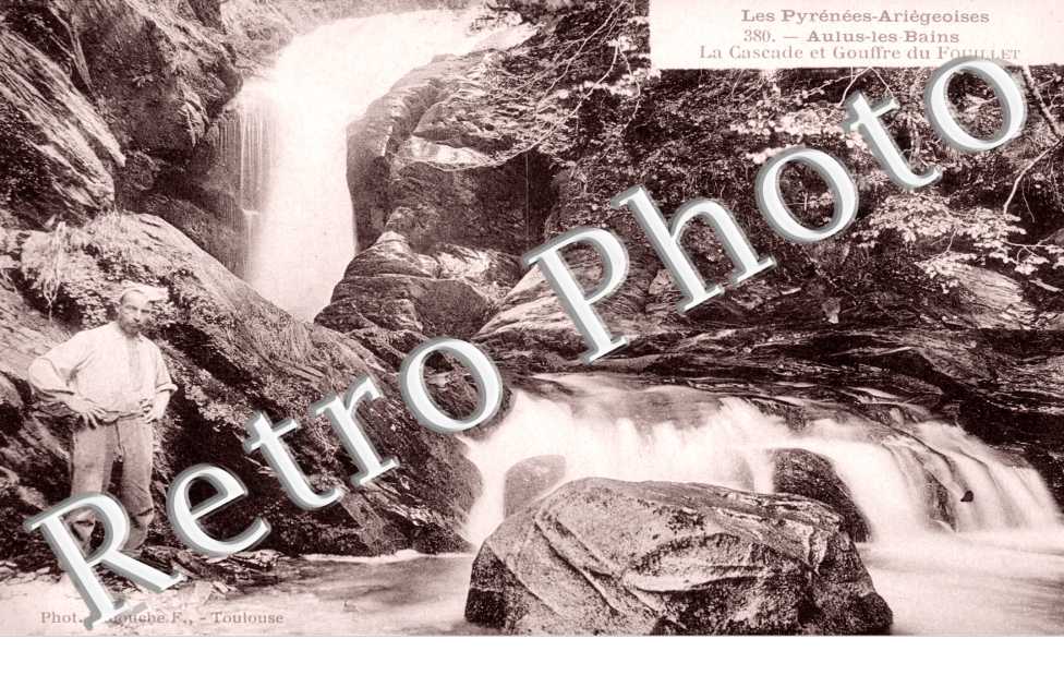 La cascade et gouffre du Fouillet
