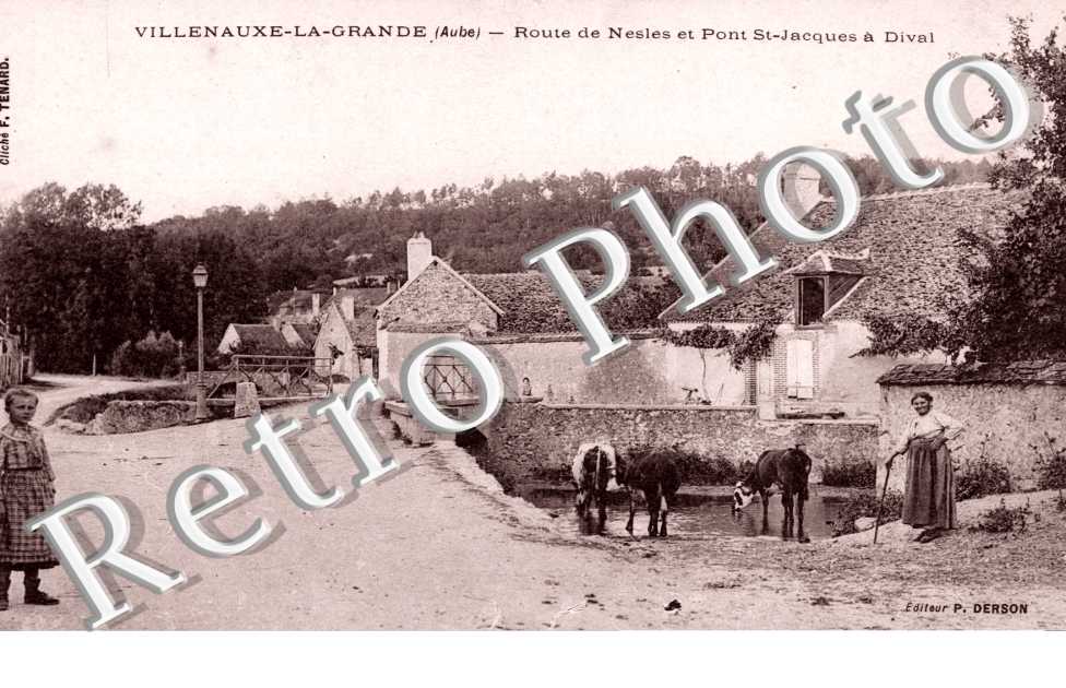 Route de Nesles et Pont Saint-Jacques a Dival