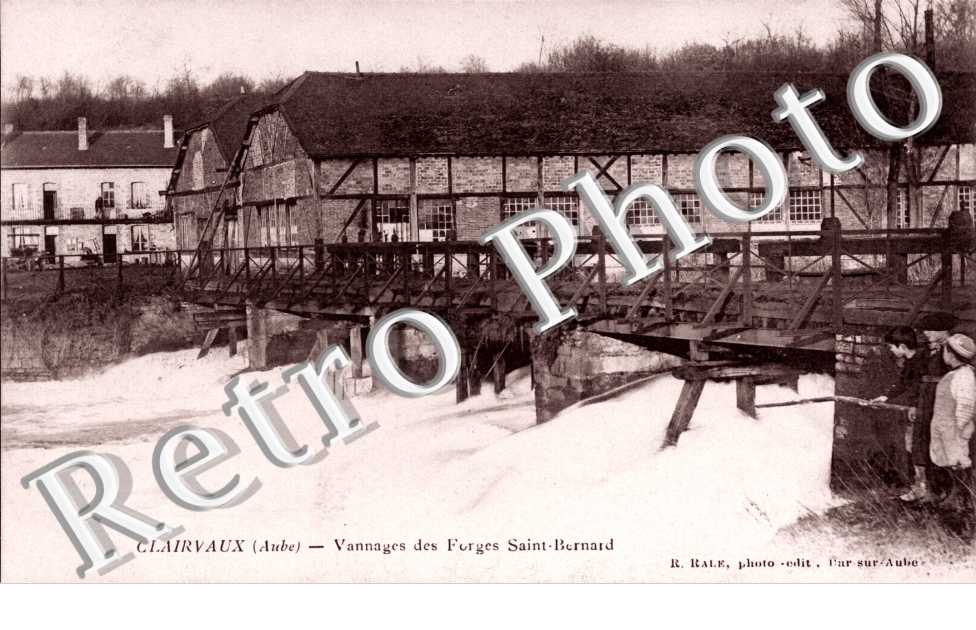 Clairvaux - vannages des forges Saint-Bernard