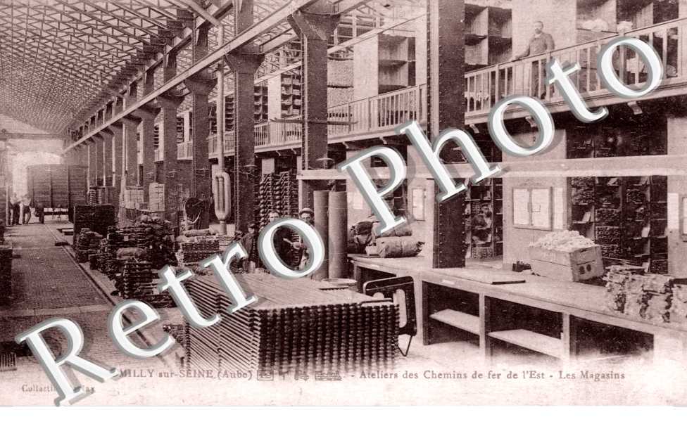 Romilly-sur-Seine, Ateliers des Chemins de Fer de l'Est, les Magasins