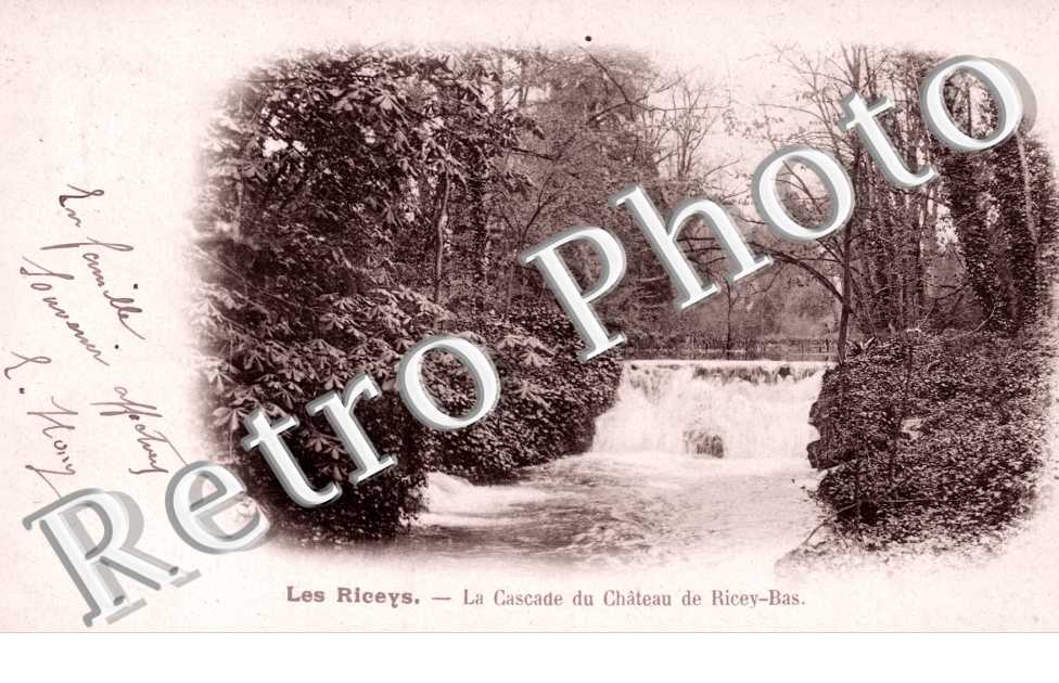 cascade du Chateau de Ricey Bas