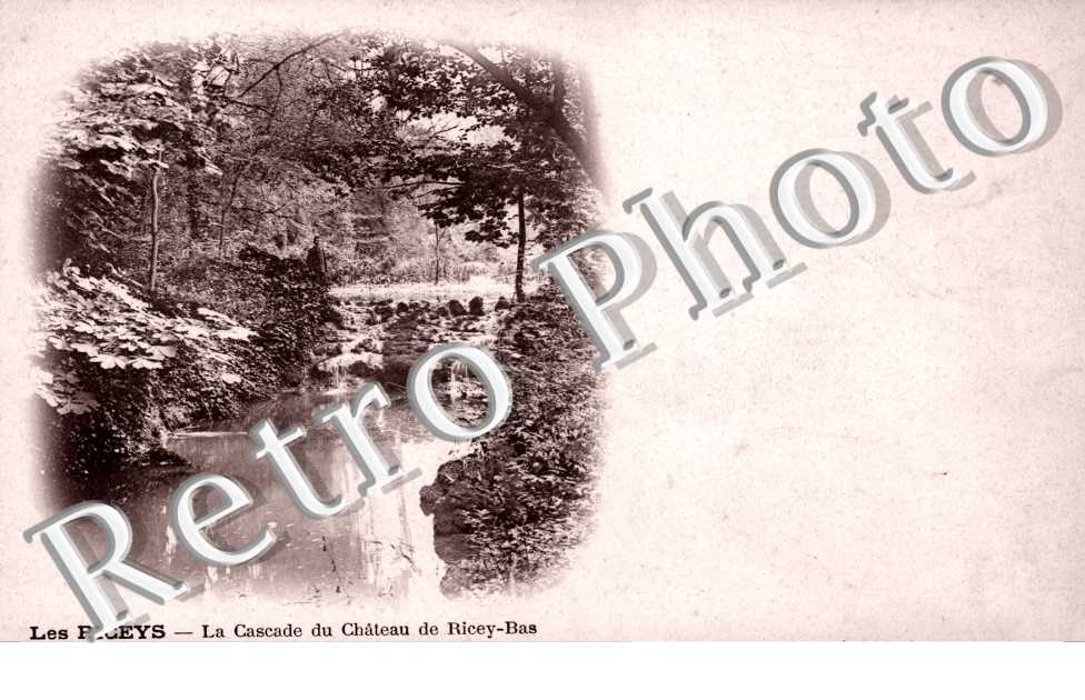 la cascade du chateau de Ricey Bas
