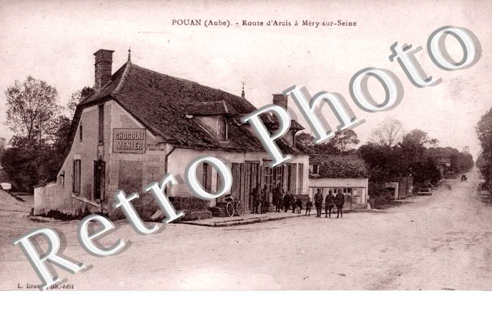 Route d&#039;Arcis a Mery sur Seine