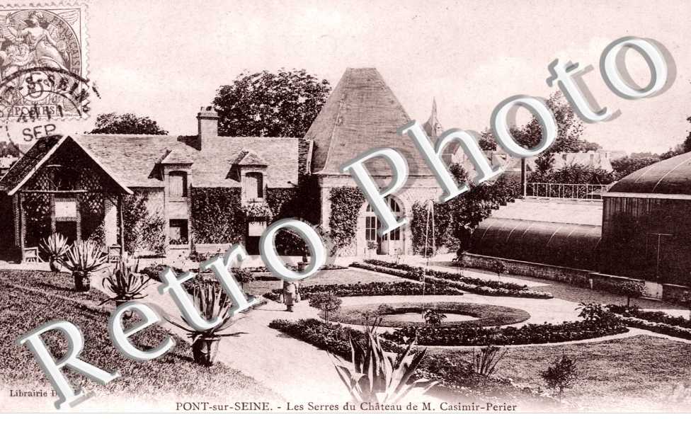 Les serres du Chateau de m. Casimir Perier